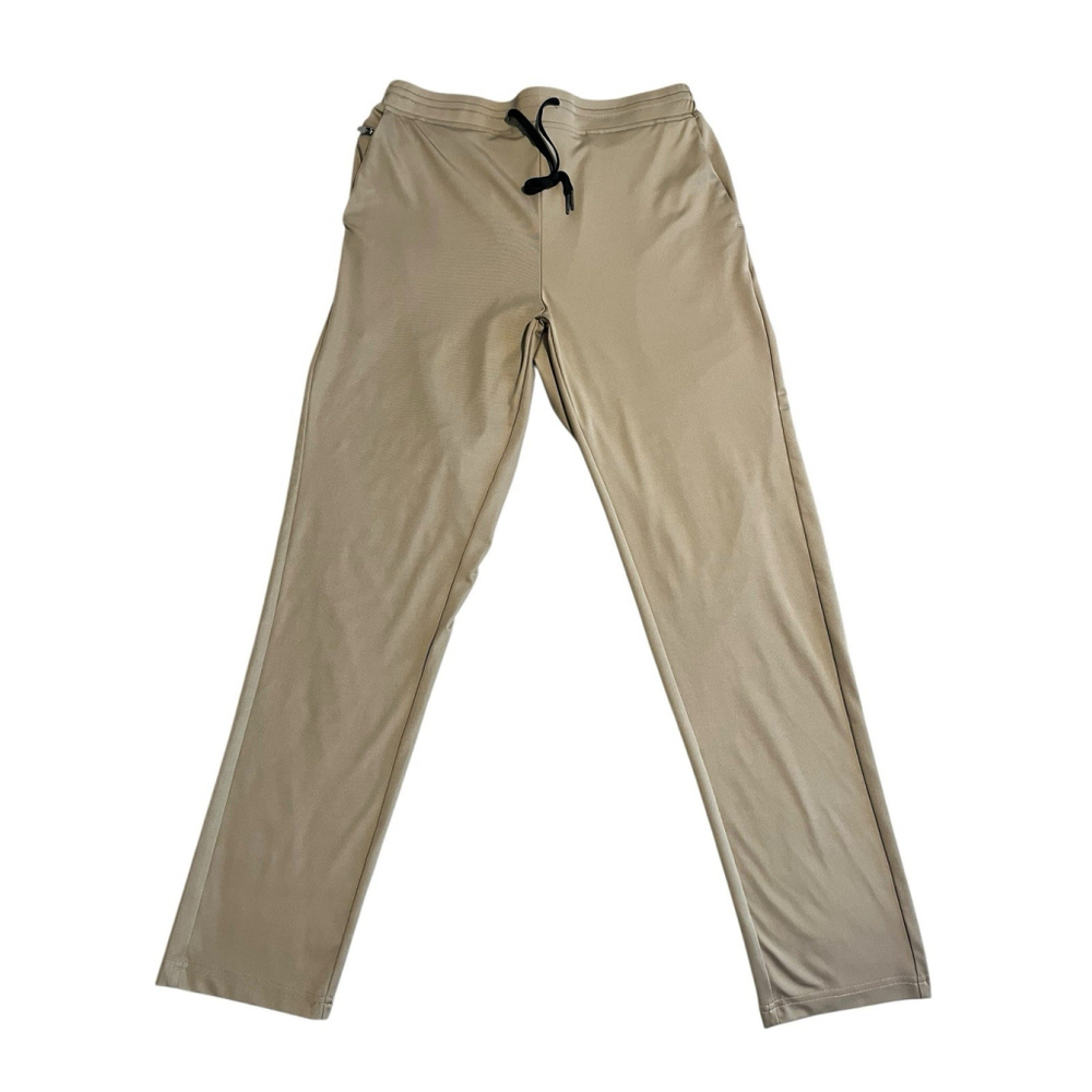 Mivei Mens Lounge Sweatpants Beige Size Large